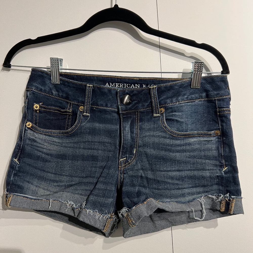 Denim jean shorts size 4